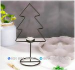جا شمعی فلزی کاج وارمر دار