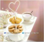 شیرینی خوری دو طبقه دسته قلبی ایکیا