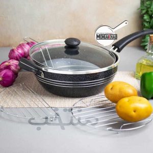 سرویس تابه ووک 5 پارچه بدنه بلند