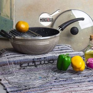 سرویس تابه ووک 5 پارچه بدنه بلند
