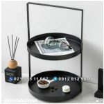 استند 2 طبقه فلزی گرد