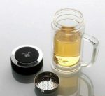لیوان دمنوش دو جداره دسته دار چین