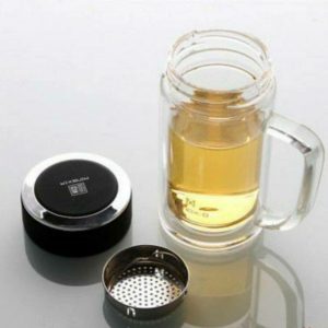 لیوان دمنوش دو جداره دسته دار چین