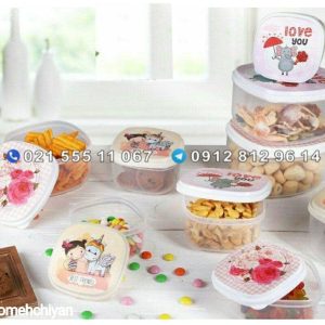 ظرف غذا 4 عددی همتا فانتزی