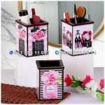 باکس جای لوازم آرایش ، جامدادی و جابرسی رومیزی فانتزی
