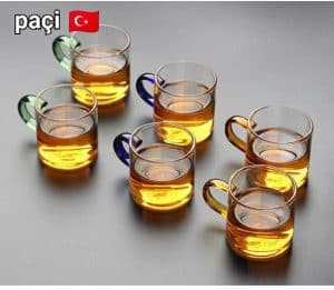 شات دسته رنگی 6 عددی پیرکس