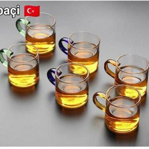 شات دسته رنگی 6 عددی پیرکس