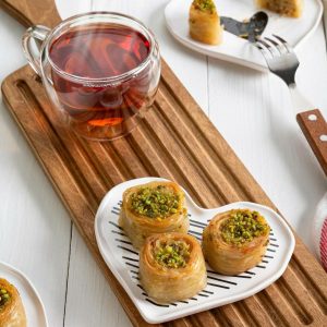 بشقاب قلب خرماخوری و اردوخوری سرامیکی تکی