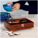 باکس جاقاشقی 2 خانه پایه دار درب قفل دار