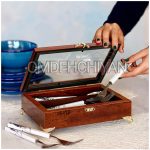 باکس جاقاشقی 2 خانه پایه دار درب قفل دار