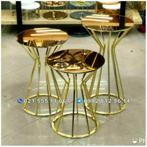 میز عسلی 3 عددی چتری