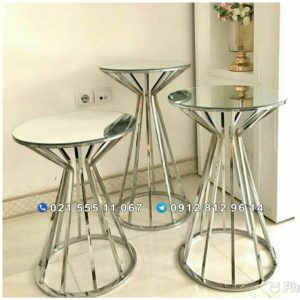 میز عسلی 3 عددی چتری