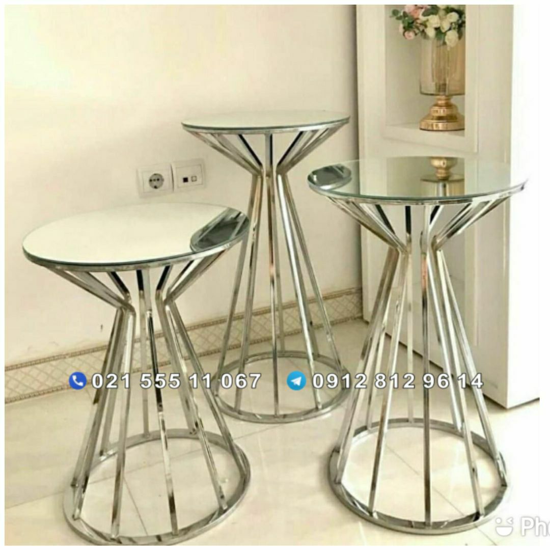پخش میز عسلی 3 عددی چتری میز عسلی 3 عددی چتری