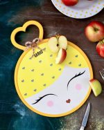 تخته گوشت و سبزیجات گرد دسته قلبی فانتزی - Image 3