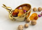 خرگوش سرامیکی طلایی