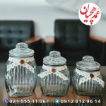 بانکه حبوبات 3 سایز مربع پاپیون