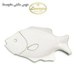 کاسه دیس طرح ماهی متوسط لمون کارینا