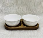 اردوخوری پیاله دار زیر چوبی 2 خانه