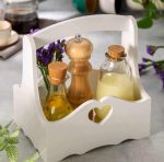 استند آبلیمو چوبی تندیس طرح قلب