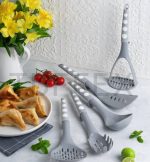 ست کفگیر ملاقه خالدار طرح ترک جعبه دار