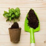 بیلچه فلزی رنگی دسته چوبی بزرگ