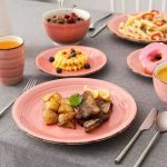 سرویس غذاخوری 16 پارچه سرامیکی رنگی - Image 2