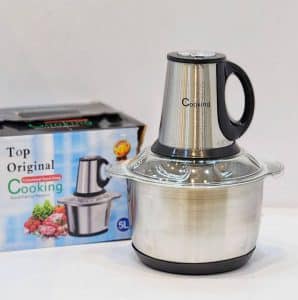 خردکن و مخلوط کن استیل برقی 5 لیتری cooking