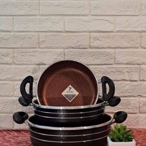 تابه 3 عددی 2 دسته طرح چدن