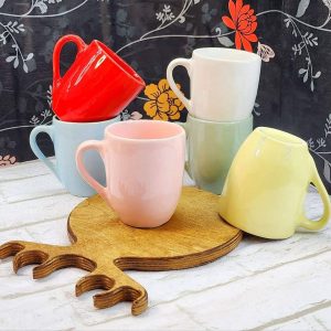 ماگ سرامیکی رنگی ساده
