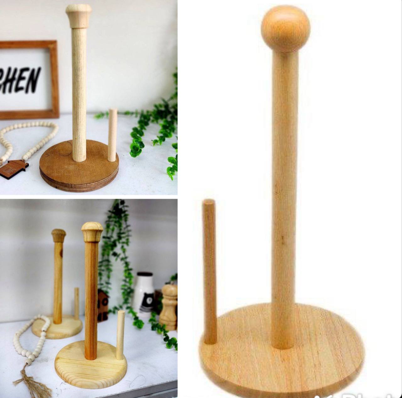 جادستمال رولی چوبی ایستاده جادستمال رولی چوبی ایستاده - Image 1