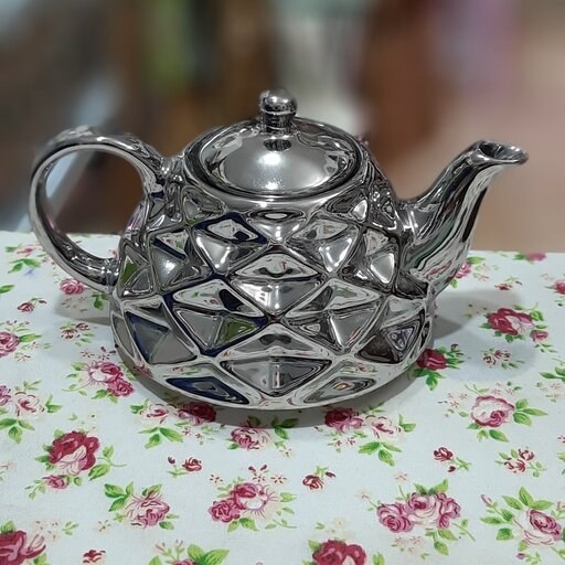 UuFDfg4bn2OvpE1N قوری نقره ای لوزی - Image 1