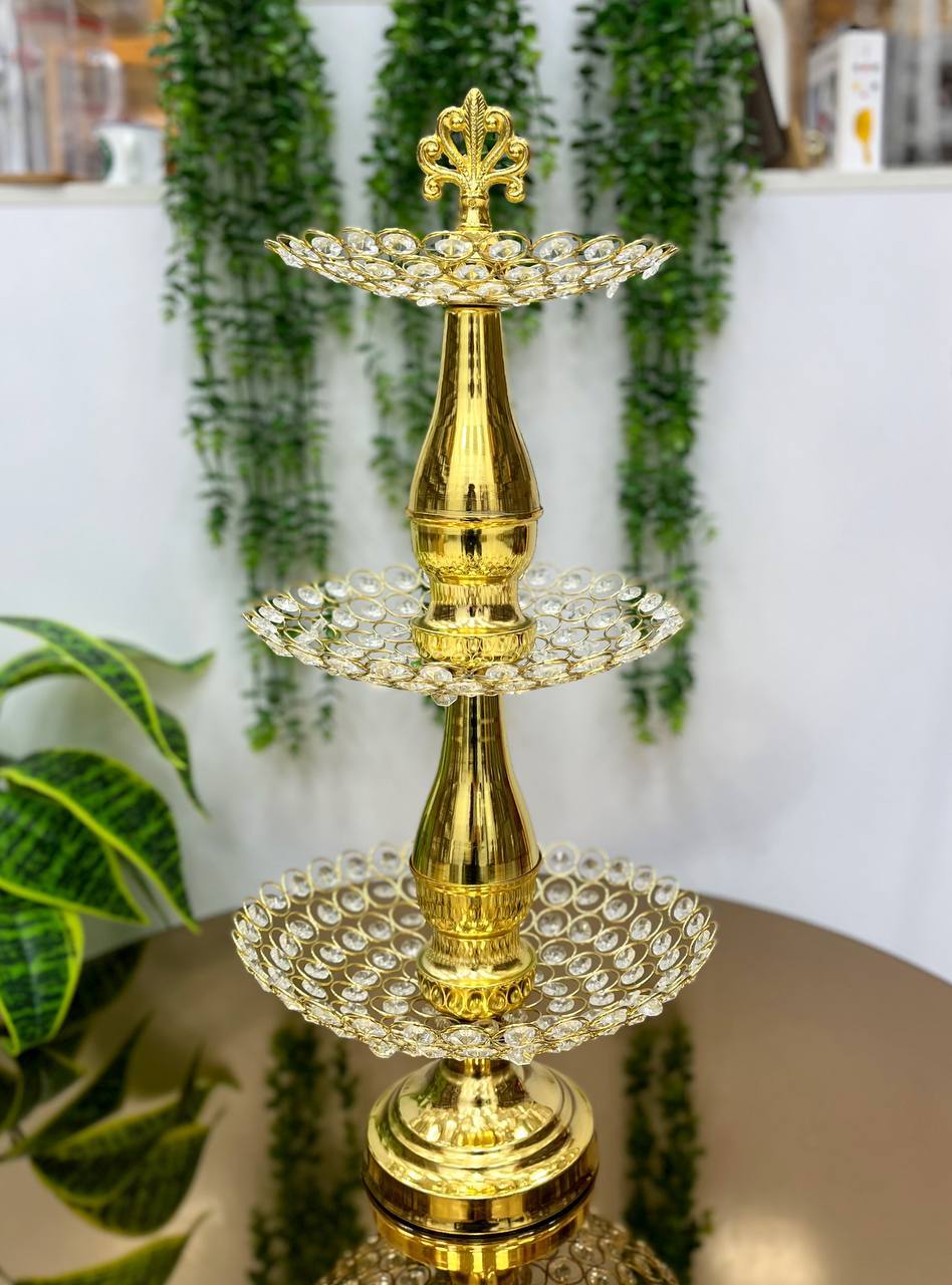 photo_۲۰۲۵-۰۱-۲۲_۱۹-۴۴-۳۹ شیرینی خوری طلایی نگین 3 طبقه - Image 1