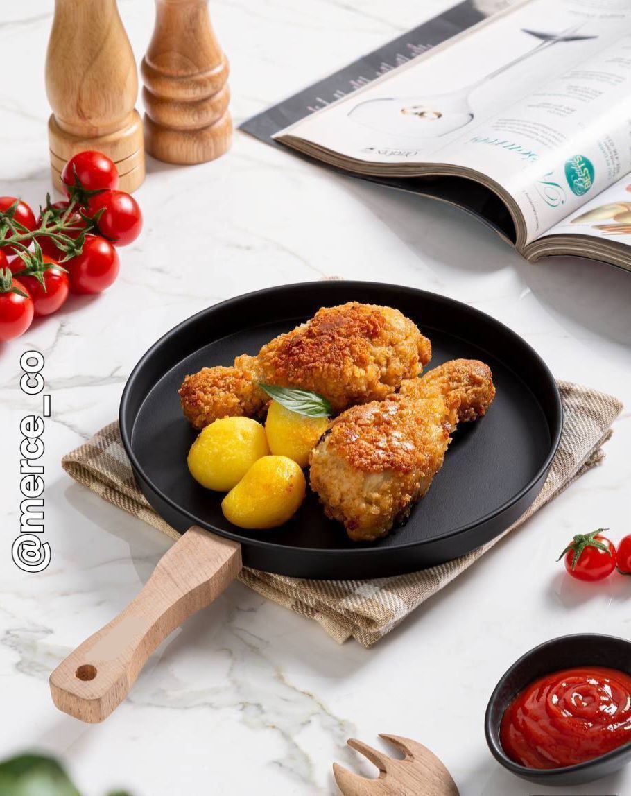 تابه تفلون تک دسته بزرگ تابه تفلون تک دسته بزرگ - Image 1