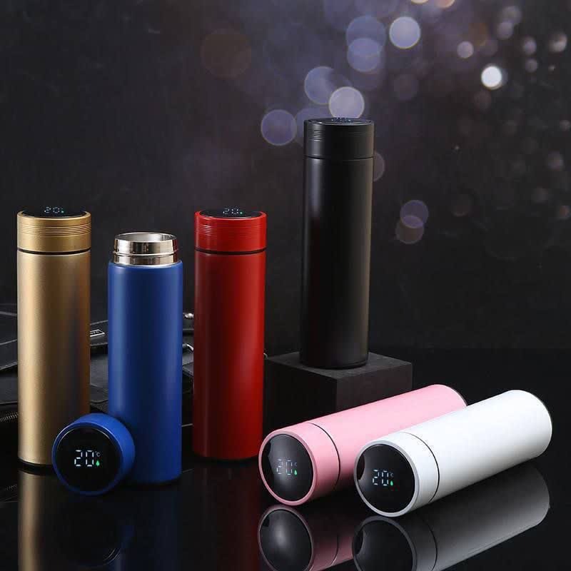 photo26984588023 فلاسک هوشمند دماسنج دار ۵۰۰ میل (استیل ضد زنگ) - Image 1