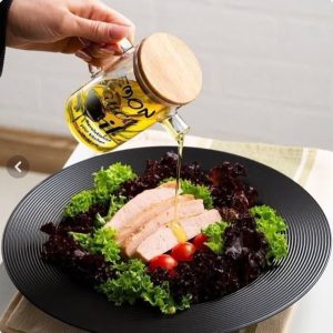 روغن ریز درب چوبی 300 میل اکرولیک برای سرو روغن و سرکه