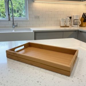 سینی پذیرایی چوبی ترمو وود با طراحی لوکس و مقاوم در برابر رطوبت