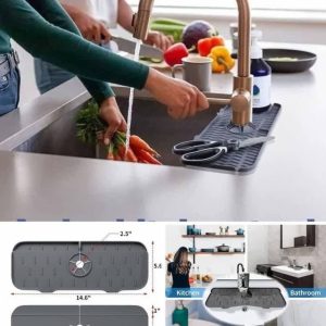 گارد آبگیر دور شیر ساده برای محافظت از کابینت سینک
