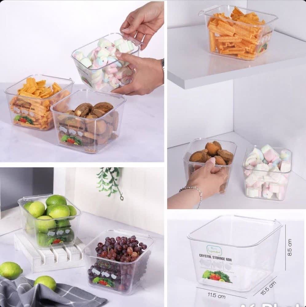 mini-crystal-organizer-box ارگانیزر و باکس کریستال مینی شفاف برای نظمدهی میز