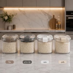 جابرنجی ۵ کیلویی شالیز با بدنه شفاف و درب محکم