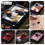 سینی مستطیل اکرولیک طرح‌دار بزرگ